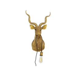 KARE Design Applique Murale Antilope Dorée ^ Applique Murale