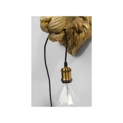 KARE Design Applique Murale Lion Doré ^ Applique Murale