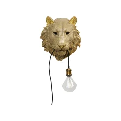 KARE Design Applique Murale Lion Doré ^ Applique Murale