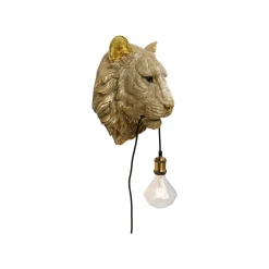 KARE Design Applique Murale Lion Doré ^ Applique Murale