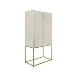 KARE Design Armoire Bar Luxury Champagne ^ Bar & Tabouret De Bar