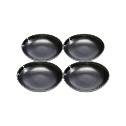 KARE Design Assiettes Creuses Kassandra Noires 23cm Set De 4 ^ Vaisselle