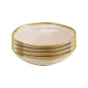 KARE Design Assiettes Creuses Nala Roses 20cm Set De 4 ^ Vaisselle
