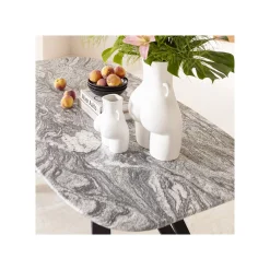 KARE Design Assiettes Creuses Organic Noires 20cm Set De 4 ^ Vaisselle