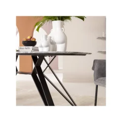 KARE Design Assiettes Creuses Organic Noires 20cm Set De 4 ^ Vaisselle
