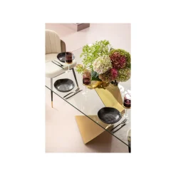 KARE Design Assiettes Creuses Organic Noires 20cm Set De 4 ^ Vaisselle