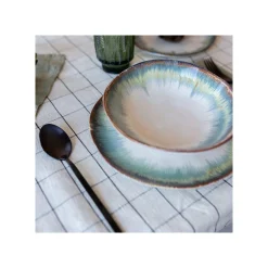 KARE Design Assiettes Creuses Organic Bleues 20cm Set De 4 ^ Vaisselle