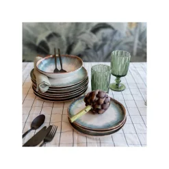 KARE Design Assiettes Creuses Organic Bleues 20cm Set De 4 ^ Vaisselle