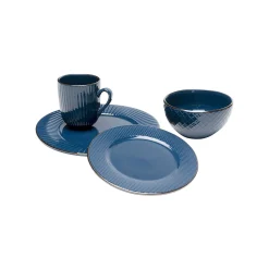 KARE Design Assiettes Muse Bleues 20cm Set De 4 ^ Vaisselle