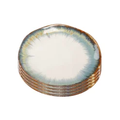 KARE Design Assiettes Organic Bleues 20cm Set De 4 ^ Vaisselle