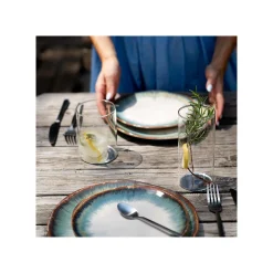 KARE Design Assiettes Organic Bleues 20cm Set De 4 ^ Vaisselle