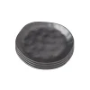 KARE Design Assiettes Organic Noires 26cm Set De 4 ^ Vaisselle