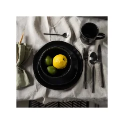 KARE Design Assiettes Organic Noires 26cm Set De 4 ^ Vaisselle