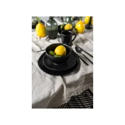 KARE Design Assiettes Organic Noires 26cm Set De 4 ^ Vaisselle