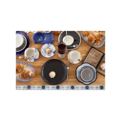 KARE Design Assiettes Organic Noires 26cm Set De 4 ^ Vaisselle