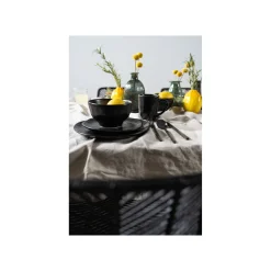 KARE Design Assiettes Organic Noires 20cm Set De 4 ^ Vaisselle