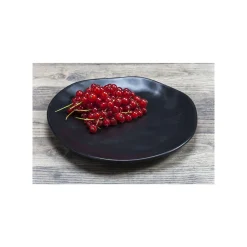 KARE Design Assiettes Organic Noires 20cm Set De 4 ^ Vaisselle