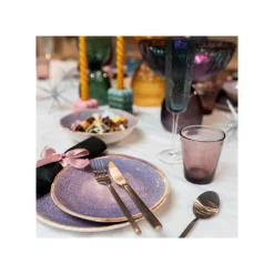 KARE Design Assiettes Shirley Violettes 26cm Set De 4 ^ Vaisselle