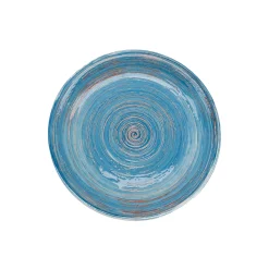 KARE Design Assiettes Swirl Blue 27cm Set De 4 ^ Vaisselle