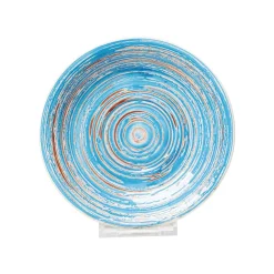 KARE Design Assiettes Swirl Blue 19cm Set De 4 ^ Vaisselle