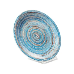 KARE Design Assiettes Swirl Blue 19cm Set De 4 ^ Vaisselle