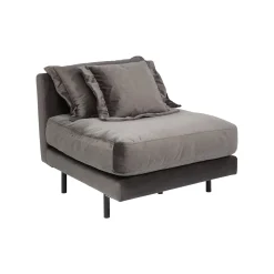 KARE Design Assise Lullaby Velours Taupe ^ Canapé & Banquette