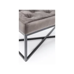 KARE Design Banc Crossover Gris Et Noir 150x40cm ^ Banc