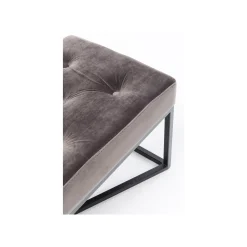 KARE Design Banc Crossover Gris Et Noir 150x40cm ^ Banc