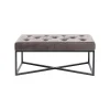 KARE Design Banc Crossover Gris Et Noir 90x40cm ^ Banc