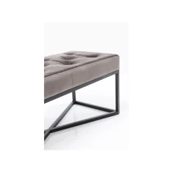 KARE Design Banc Crossover Gris Et Noir 90x40cm ^ Banc