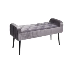 KARE Design Banc Lofty Gris Et Noir ^ Banc
