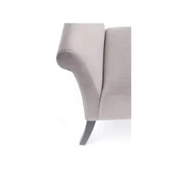 KARE Design Banc Motley Velours Gris Argenté ^ Banc