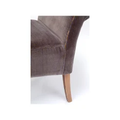 KARE Design Banc Motley Velours Marron ^ Banc