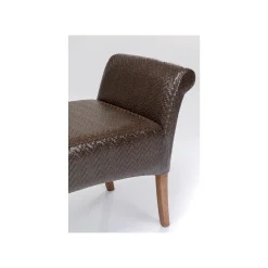 KARE Design Banc Motley ZigZag Marron ^ Banc