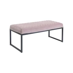 KARE Design Banc Smart 90x40cm Noir Et Rose ^ Banc