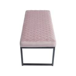 KARE Design Banc Smart 90x40cm Noir Et Rose ^ Banc