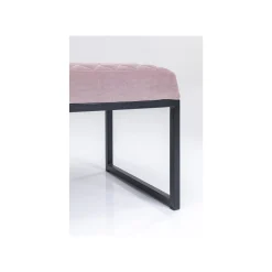 KARE Design Banc Smart 90x40cm Noir Et Rose ^ Banc