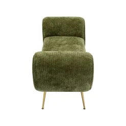 KARE Design Banc Trono Velours Vert ^ Banc