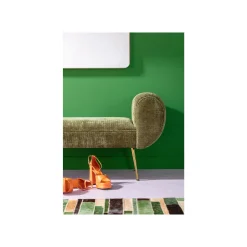 KARE Design Banc Trono Velours Vert ^ Banc