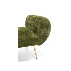 KARE Design Banc Trono Velours Vert ^ Banc