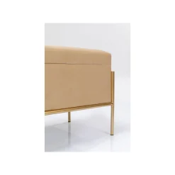 KARE Design Banc-coffre Buttons Beige 80x40cm ^ Coffre & Malle|Banc