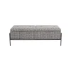 KARE Design Banc-coffre Iceland 120x40cm Blanc Et Noir ^ Coffre & Malle|Banc