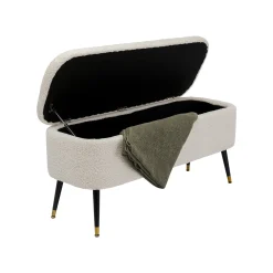KARE Design Banc-coffre Rico Crème ^ Coffre & Malle|Banc