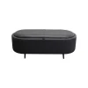 KARE Design Banc-coffre Venezia Noir ^ Coffre & Malle|Banc
