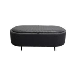 KARE Design Banc-coffre Venezia Noir ^ Coffre & Malle|Banc