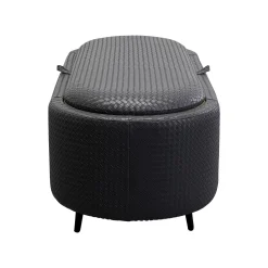 KARE Design Banc-coffre Venezia Noir ^ Coffre & Malle|Banc