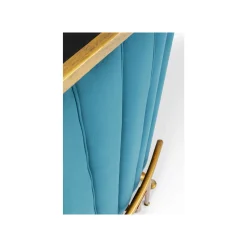 KARE Design Bar After Work Velours Bleu ^ Bar & Tabouret De Bar