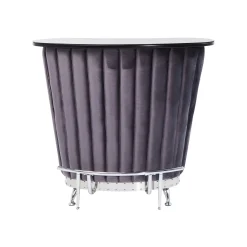 KARE Design Bar After Work Velours Gris ^ Bar & Tabouret De Bar