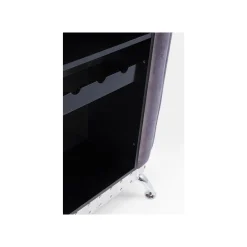 KARE Design Bar After Work Velours Gris ^ Bar & Tabouret De Bar