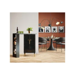 KARE Design Bar Avec étagère Pivotante La Gomera ^ Buffet|Bar & Tabouret De Bar